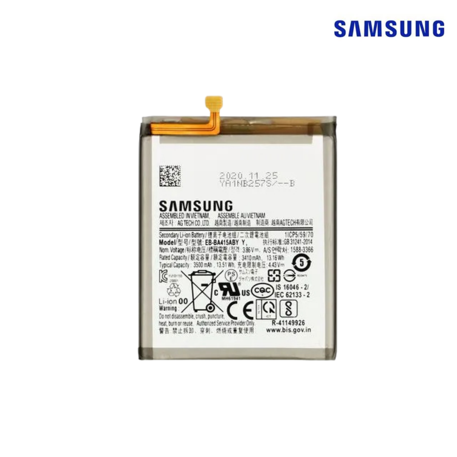 Samsung Galaxy A41 EB-BA415ABY 3500mAh BATTERY SERVICE PACK